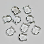 Load image into Gallery viewer, Natural Clear Crystal Quartz Cat Face Carving, Faceted Kitty Shape Charms, Crystal Quartz Handmade Carved Stone, Jewelry Making Beads 12x10