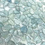 Load image into Gallery viewer, High Quality Aquamarine Leaf Shape Gemstone Beads, Aqua Blue Leaves Beads For Jewelry Making, Aquamarine Hand Carved Gemstones 7X5 - 11X7 MM