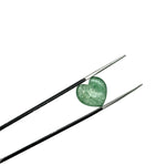 Load image into Gallery viewer, AAA Green Strawberry Quartz Heart Shape Briolette's, Smooth Heart Shape Beads, AAA Hand Carved Charm for Jewelry Making 12 MM