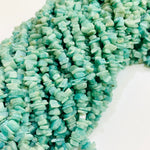 Load image into Gallery viewer, Natural Amazonite Smooth Uncut Chips Gemstone Beads, 16" AAA Quality Amazonite Rough Beads For Jewelry Making Craft Chips &amp; Nuggets Beads
