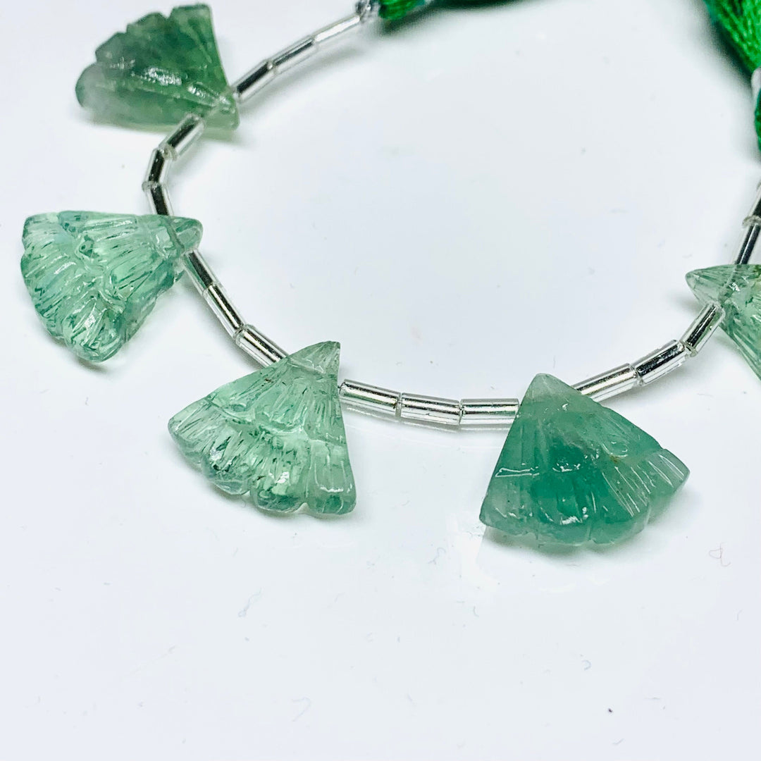 2,3,4,5 pcs AAA Quality 100% Natural Flouride Fancy Shape Carved Gemstone, Fancy Shape Carving, Carved Gemstone For Jewellery 14 mm