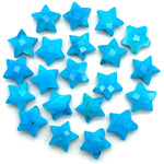 Load image into Gallery viewer, AAA Blue Turquoise Star Shape Briolettes, Turquoise Faceted Star Beads, Wholesale Loose Beads for Jewelry, 12 MM, Hand Carved Star Charms