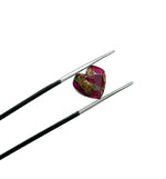 Load image into Gallery viewer, AAA Pink Turquoise Heart Shape Beads, Hot Pink Copper Turquoise Heart Carving Beads, 10 MM Gemstone, Mohave Turquoise Beads, Red  Heart