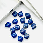 Load image into Gallery viewer, Natural Lapis Lazuli Smooth Leaf Shape Beads, Blue Lapis Hand Carved Fancy Shape Briolette's, Leaf Carving Loose Gemstone Beads, 8X10 MM