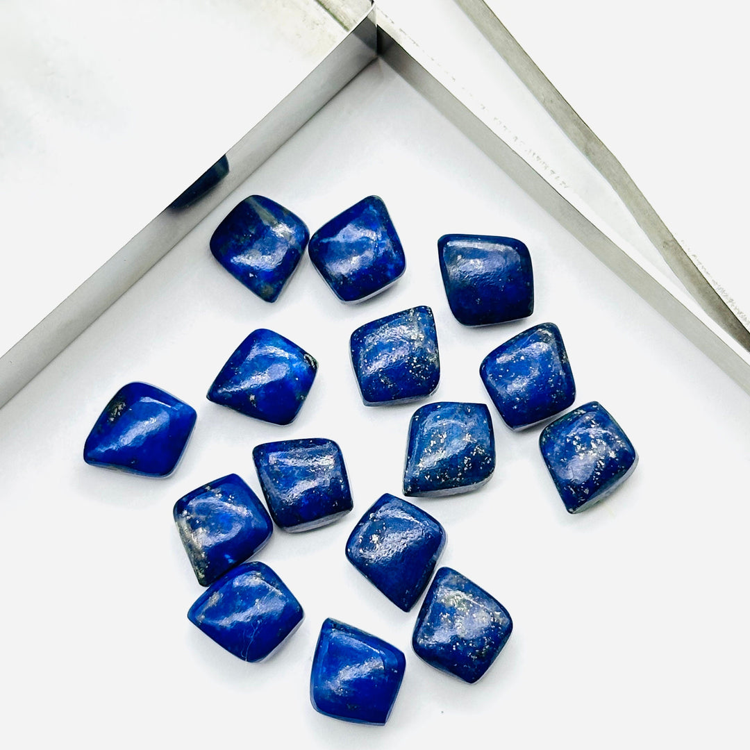 Natural Lapis Lazuli Smooth Leaf Shape Beads, Blue Lapis Hand Carved Fancy Shape Briolette's, Leaf Carving Loose Gemstone Beads, 8X10 MM