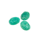 Load image into Gallery viewer, Amazing Amazonite Carved Oval Shape Beads, Hand Carved Gemstone Beads, Loose Carving Beads 12X16 MM Amazonite Oval Charms For Jewelry Making