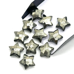 Load image into Gallery viewer, Natural Pyrite Star Shape Briolettes, AAA Pyrite Faceted Star Shape Beads, Fancy Star Stones for Jewelry Making, 15 MM Power Star Charms