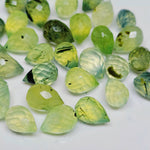 Load image into Gallery viewer, 2,3,4,5,6 pcs 100% Natural Prehnite Drop Shape Gemstone, Natural Drop Shape Gemstone, Gemstone for Jewlery, 3X5- 7X4.5 mm (Approx)