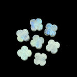 Load image into Gallery viewer, Natural Rainbow Moonstone Clover Shape Beads, AAA Moonstone Four Leaf Clover Shape Gemstone, Loose Wholesale Beads for Jewelry, 12 MM