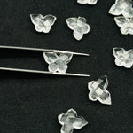 Load image into Gallery viewer, Natural Crystal Quartz Butterfly Shape Gemstone Beads, Handmade Faceted Butterfly Shape Carving Beads, Crystal Briolettes Beads 14x10 MM