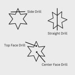 Load image into Gallery viewer, AAA Black Rutile Star Shape Beads, Natural Black Rutile Faceted Star Shape Charms, 10 MM Star Beads