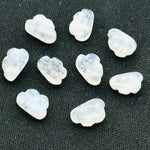 Load image into Gallery viewer, 2,3,4,5 pcs Natural Rainbow Moonstone Cloud Shape Smooth Carved Gemstone Jewlery Making, Loose Gemstone, Smooth Gemstone 10X7mm