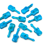 Load image into Gallery viewer, AAA Turquoise Guitar Shape Carving Beads, Blue Turquoise Guitar Shape Hand Carved Gemstone, 26 MM, Miniature Guitar Shape Gemstone