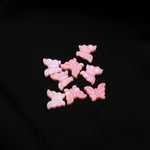 Load image into Gallery viewer, Hand Carved Mother of Pearl Butterfly Beads, Pink Pearl Charms, 10mm