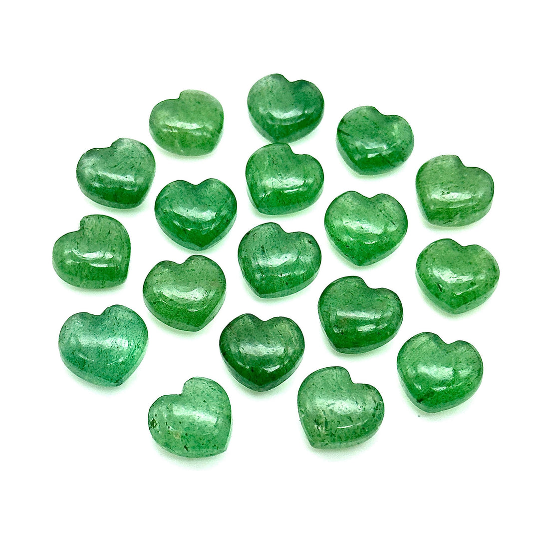 AAA Green Strawberry Quartz Heart Shape Briolette's, Smooth Heart Shape Beads, AAA Hand Carved Charm for Jewelry Making 12 MM