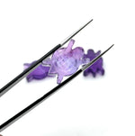 Load image into Gallery viewer, Natural Amethyst Turtle Shape Carving, AAA Amethyst Turtle Shape Gemstone, 16 MM Loose Gemstones, Harmony in Stone, February Birthstone