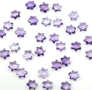 Tiny Natural Pink Amethyst Stars, Pink Amethyst Star Shape Beads, 6 MM Star Shape Gemstone for Jewlery & Cafts, 6 Sides Carving Star Beads