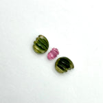 Load image into Gallery viewer, natural tourmaline Butterfly Shape Carving, Hand carved tourmaline Butterfly loose carving, carved butterfly for jewelry Making 19x7mm.