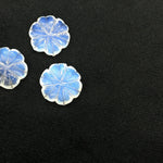 Load image into Gallery viewer, Natural Opalite Flower Shape Carved Gemstone, Flower Shape Carving, Opalite Carved Gemstone For Jewlery 17 mm, Craft Making Flower Charm