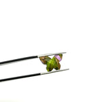 Load image into Gallery viewer, Neon UV Light Beads, Neon Green &amp; Purple Copper Turquoise Butterfly Beads, Faceted Butterfly Gemstone, Neon Turquoise Carving Beads 14x10 MM
