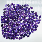 Load image into Gallery viewer, 10,20,30,40,50 pcs Incredible AAA Quality 100% Natural Amethyst Leaf Shape Carved Loose Gemstone Lot For Jewelry 6X4 12X8 mm AG-14