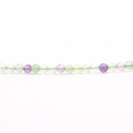 Load image into Gallery viewer, Rainbow Fluorite Round Beads, Natural Fluorite Micro Faceted Round Beads, 3 MM Beads for Jewelry, 13 Inches, Wholesale Beads Necklace Making