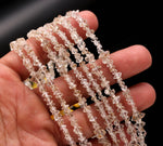 Load image into Gallery viewer, Golden Herkimer Diamond Crystal Beads, Double Terminated Golden Diamond Beads, Natural Uncut Healing Beads for Jewelry