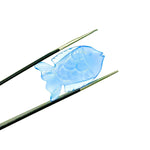 Load image into Gallery viewer, Blue Chalcedony Handmade Fish Carving ~ Fish Shape Carving Gemstone Briolette's ~ Jewelry Making Loose Gemstones ~ 1 Pieces 25X15mm