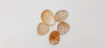 Load image into Gallery viewer, 2,10 pcs AAA+ Quality Yellow Rutile freeform Rosecut, faceted rosecut, gemstone for jewellery, jewellery making rosecut 16X12 17X14 mm