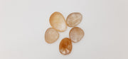 2,10 pcs AAA+ Quality Yellow Rutile freeform Rosecut, faceted rosecut, gemstone for jewellery, jewellery making rosecut 16X12 17X14 mm