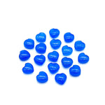 Load image into Gallery viewer, Blue Chalcedony Smooth Heart Shape Beads, AAA Chalcedony Heart Shape Briolettes, Hand Carved Gemstones, Jewelry Making Loose Charms, 8 MM