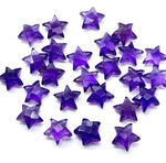 Load image into Gallery viewer, AAA Purple Amethyst Star Shape Briolettes, Natural Amethyst Carved Star Shape Gemstone Beads, Loose Amethyst Star Charms for Jewelry, 10 MM