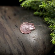 Baby Pink Tourmaline Carved Fish Shape Stone, Feminine Energy Fish Gemstone for Gifts, Home Decor, Crystal Gifts 12 MM