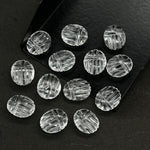Load image into Gallery viewer, Crytal Quartz Scarab Shape Gemstone Beads, Crystal Quartz Beetle Face Carving Beads, Animal Carvings, Gemstone Charm Beads, 10X12 MM