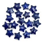 Load image into Gallery viewer, Lapis Lazuli Star Shape Briolettes, Natural Lapis Lazuli Faceted Star Charms, Wholesale Loose Beads for Jewelry, 12 MM, Hand Carved Beads