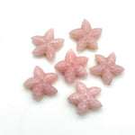 Load image into Gallery viewer, AAA Pink Opal Star Fish Shape Beads, Carved Pink Opal Star Fish Shape Gemstones, Star Fish Carvings, Rare Findings, 20 MM, Marine Sea Fishes