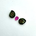 Load image into Gallery viewer, Natural tourmaline Butterfly Shape Carving, Hand carved tourmaline Butterfly loose carving, carved butterfly jewelry for Making 21x9mm.