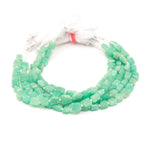 Load image into Gallery viewer, Natural Amazonite Nuggets Shape Beads, Green Amazonite Tumble Shape Gemstone Beads, 6X8-7-9MM, 8" Faceted Jewelry Making Loose Beads