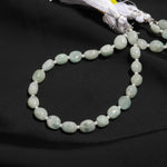 Load image into Gallery viewer, Natural Aquamarine Plain Tumble Shape Beads, 8 MM Aquamarine Nuggets Shape Beads, 8" Strand Fancy Jewelry Making Beads Loose Beads