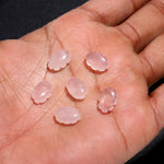 Load image into Gallery viewer, Natural Rose Quartz Clouds Shape Beads, AAA Rose Quarz Smooth Cloud Shape Beads, Hand Carved Charms, 12 MM, Loose Carved Briolettes