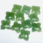 Load image into Gallery viewer, Handmade Carved Aquamarine Flower Gemstone: Loose Stone (12mm)