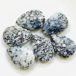 Load image into Gallery viewer, 1,2,3,4,5,6 pcs 100% Natural Dendrite Opal Pear Shape Carved Gemstone, Pear Shape Carving, Carved Gemstone For Jewellery 17.8X12 mm