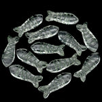 Load image into Gallery viewer, Natural Crystal Quartz Fish Shape Beads, AAA Clear Crystal Fish Shape Briolette's, Marine Sea Fishes, 25 MM, Fish Charms for Jewelry