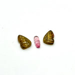 Load image into Gallery viewer, Natural tourmaline Butterfly Shape Carving, Hand carved tourmaline Butterfly loose carving, carved butterfly jewelry for Making 21x9mm.