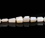 Load image into Gallery viewer, Natural White Moonstone Faceted Tumble Gemstone Beads ~ 5X7-6X8MM AAA Moonstone Nuggets Shape Beads ~ 8" Strand Jewelry Making Beads