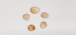 Load image into Gallery viewer, 2,10 pcs AAA+ Quality Yellow Rutile freeform Rosecut, faceted rosecut, gemstone for jewellery, jewellery making rosecut 16X12 17X14 mm