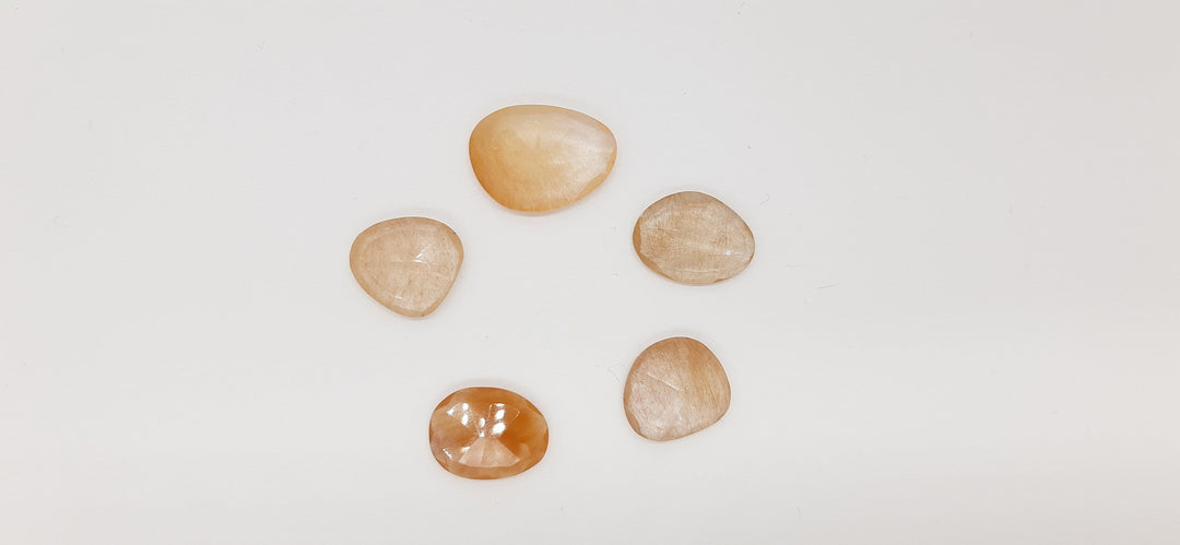2,10 pcs AAA+ Quality Yellow Rutile freeform Rosecut, faceted rosecut, gemstone for jewellery, jewellery making rosecut 16X12 17X14 mm