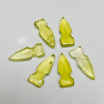 Load image into Gallery viewer, Natural Lemon Quartz Bullet Shape Carving, Lemon Quartz Bullet Shape Gemstone Beads, Hand Carved Loose Gemstone for Jewelry Making, 26X10 MM