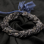 Load image into Gallery viewer, Faceted Iolite Beads: 4mm Round Blue Gemstone Strand, 13 Inch
