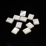 Load image into Gallery viewer, Mother Of Pearl Rectangle Shape Stones, Jewelry Making Mop Geometrical Shape, 8X10 MM Luster Pearls